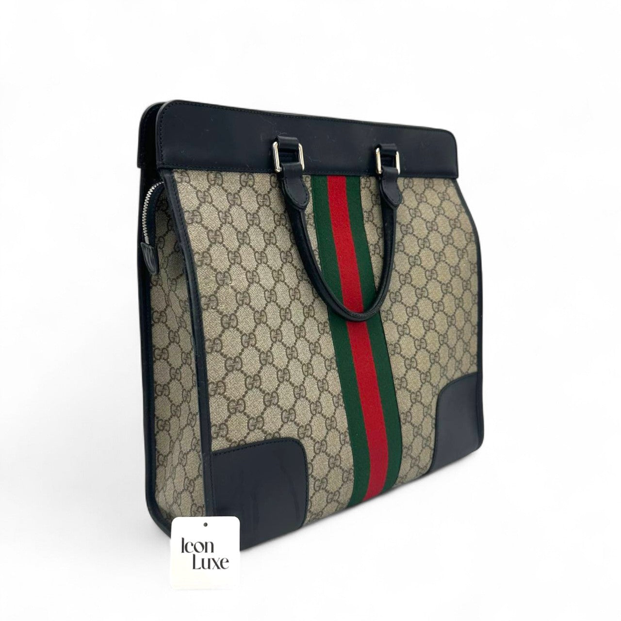 Gucci Monogram Web Briefcase