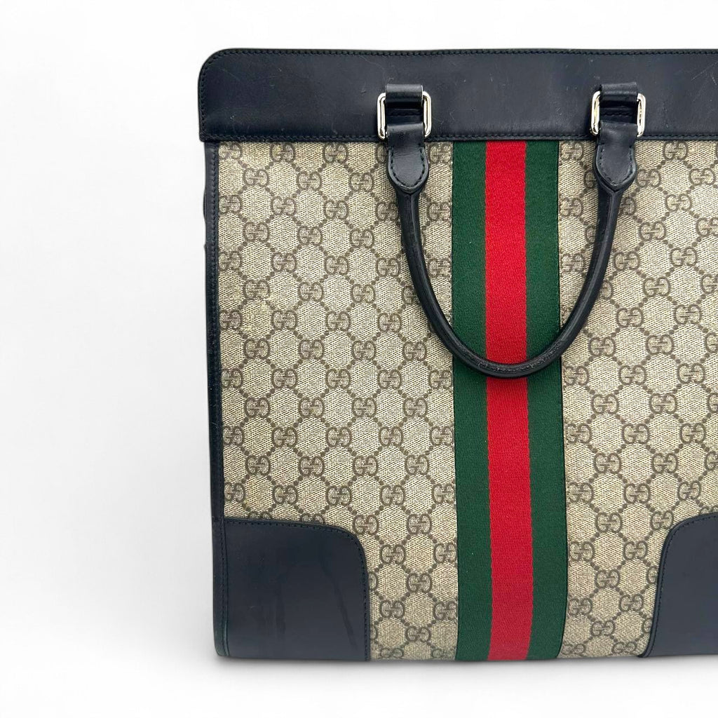 Gucci Monogram Web Briefcase